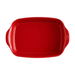 Emile Henry - 30 x 19 cm / 1,55 literes ~ Burgundy ~ kerámia tepsi