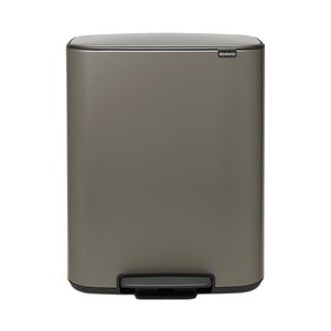 "Bo" szemetes pedállal, 60 l, rozsdamentes acél, <<Platina>> - Brabantia