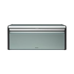 "Fall Front" kenyérdoboz, rozsdamentes acél, 46,5 x 25 cm, <<Metallic Mint>> - Brabantia