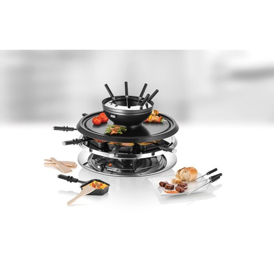 Raclette Multi 4 in 1-ben elektromos főzőlap, 1300 W - Unold