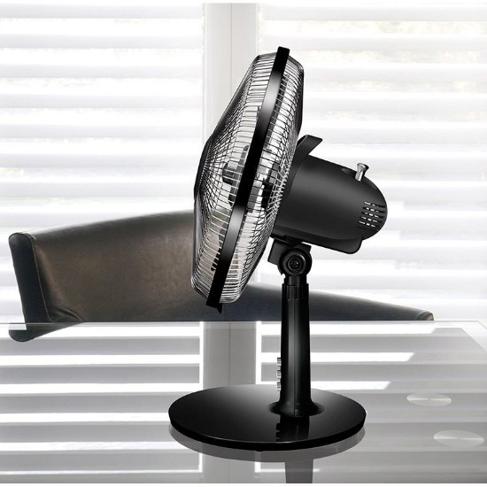 Unold asztali ventilátor "Silverline" 25 W fekete