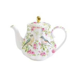 Porcelán teáskanna, 800ml, "Spring Time" - Easy Life