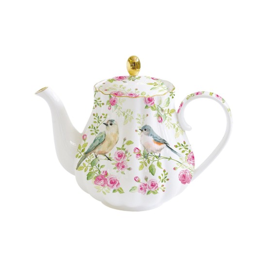 Porcelán teáskanna, 800ml, "Spring Time" - Easy Life