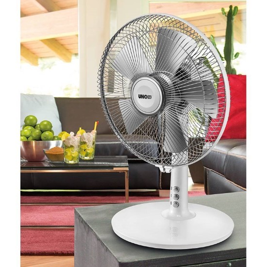 Unold asztali ventilátor "Silverline" 25 W fehér