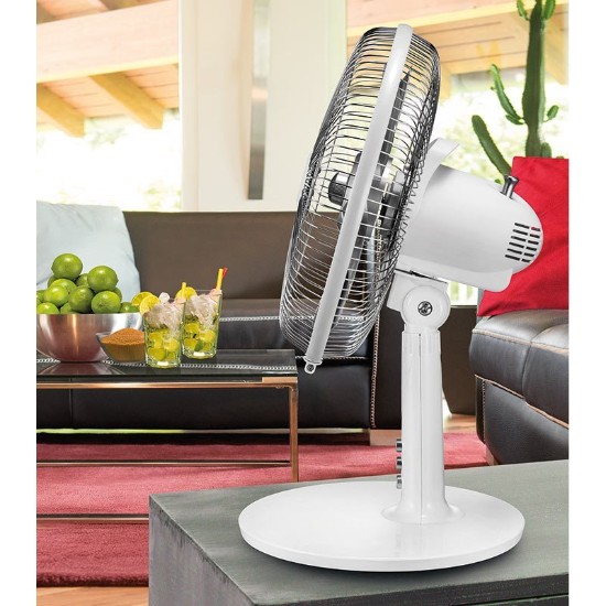 Unold asztali ventilátor "Silverline" 25 W fehér