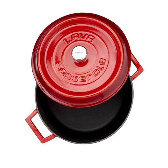 LAVA Vasedény 20cm/2,82L, "Trendy", piros