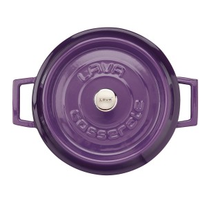LAVA öntvény lábas, 24cm/4,5L "Trendy", lila