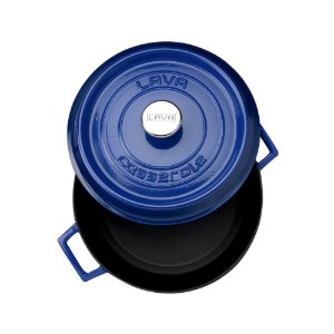 LAVA öntvény lábas, 24cm/4,5L, "Trendy", kék