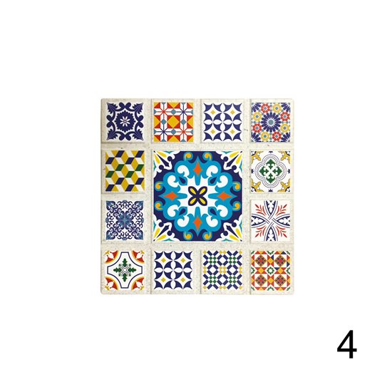 Nuova R2S - 20 x 20 cm - es "Maiolica" kerámia tányértartó