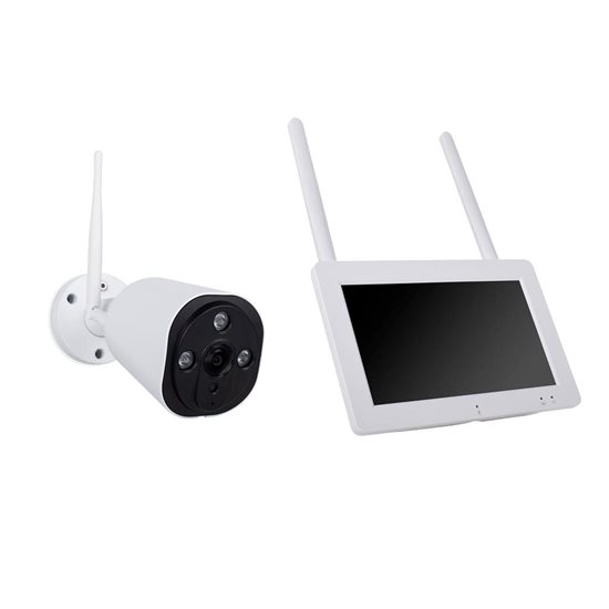 Vezeték nélküli biztonsági kamera készlet, Full HD, 7" - Smartware