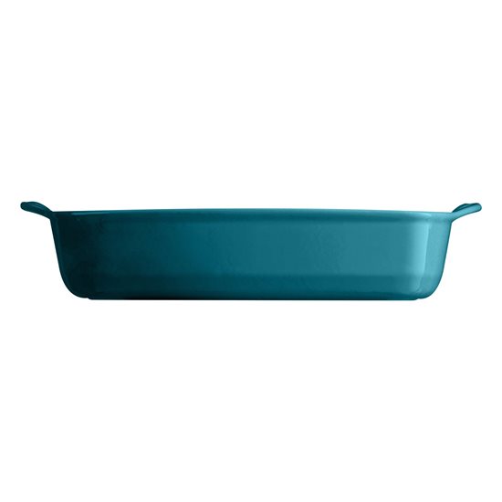 Emile Henry - 36,5 x 23,5 cm -es Mediterranean Blue tepsi