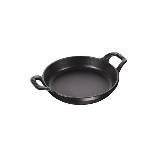 Staub - Kerek tepsi, öntöttvas, 20 cm, fekete