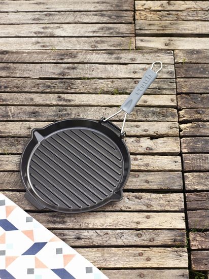 Staub grillserpenyő 27 cm, Black