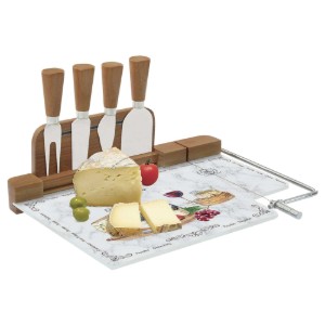 "Les Fromages" 6 részes sajtos tálalókészlet, 31,5 x 20 cm - Easy Life