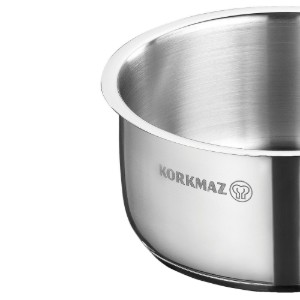 Szószos lábas, rozsdamentes acél, 14cm / 1L, "Perla" - Korkmaz
