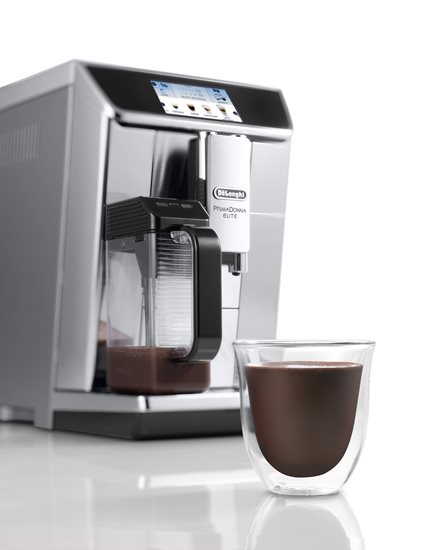 De'Longhi - 1450W -os ~ ezüst színű  "PrimaDonna Elite" ~ automata eszpresszógép