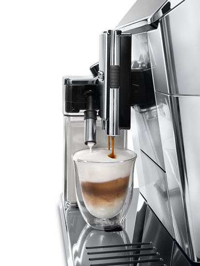 De'Longhi - 1450W -os ~ ezüst színű  "PrimaDonna Elite" ~ automata eszpresszógép