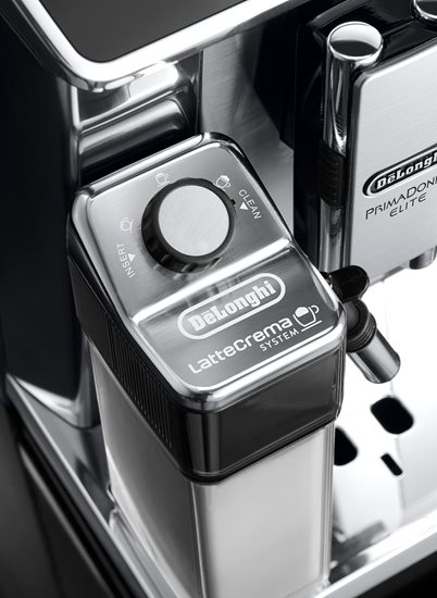 De'Longhi - 1450W -os ~ ezüst színű  "PrimaDonna Elite" ~ automata eszpresszógép