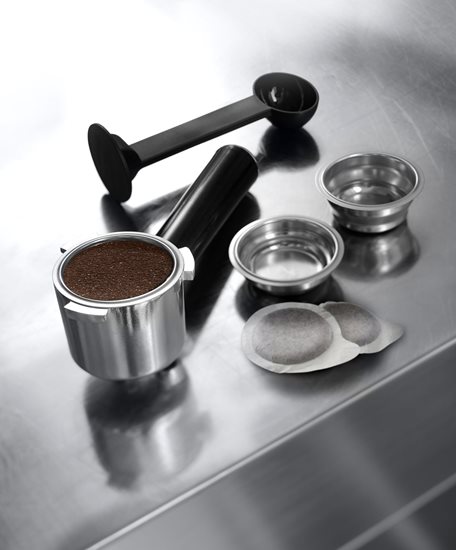 Kézi eszpresszó kávéfőző, 1300W, "Dedica", ezüst színű - De'Longhi