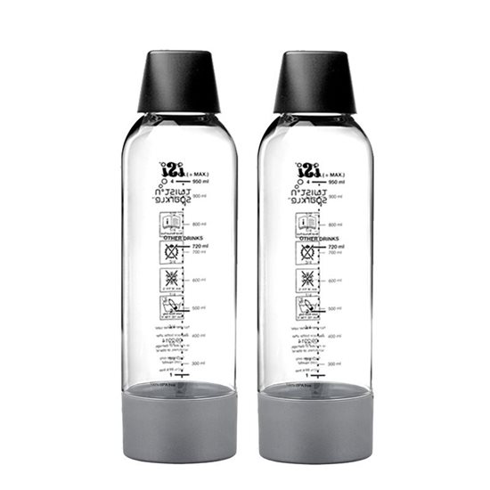 2 db Twist'n Sparkle palack készlet, 950 ml - iSi