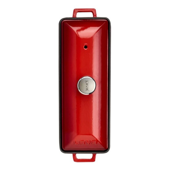 Terrine tányér, 8,5 x 26,5 x 6 cm, piros - Lava márka