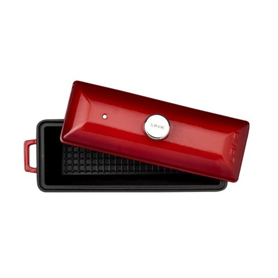 Terrine tányér, 8,5 x 26,5 x 6 cm, piros - Lava márka
