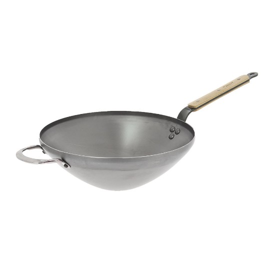 de Buyer Wok serpenyő 28 cm "Mineral B Bois"