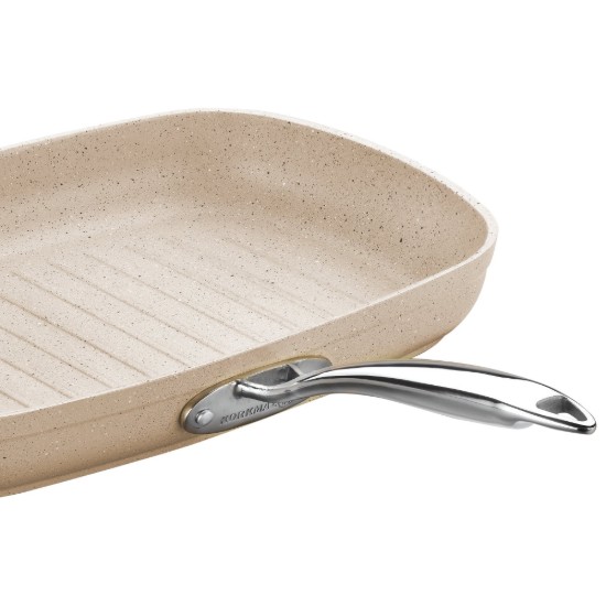 Grill serpenyő, alumínium, 35x25 cm, "Granita Alu" - Korkmaz