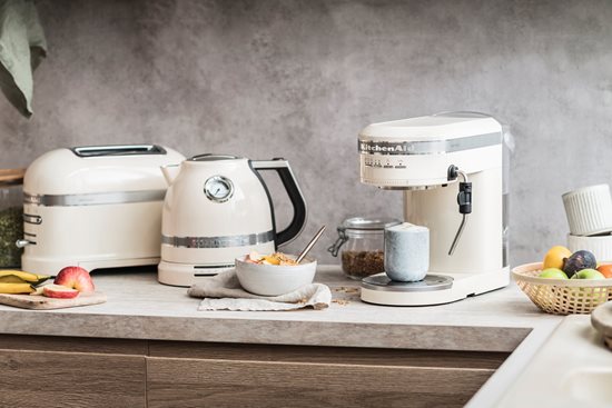 "Artisan" elektromos eszpresszógép, 1470W, "Almond Cream" szín - KitchenAid márka