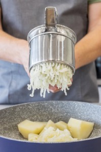 Kitchen Craft zöldség törő/csavaró, 31 cm, rozsdamentes acél, "MasterClass"