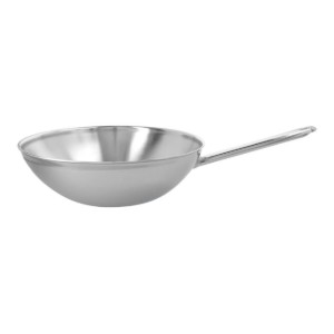 Wok serpenyő, rozsdamentes acél, 7 rétegű, 30cm/3L, "Apollo" - Demeyere