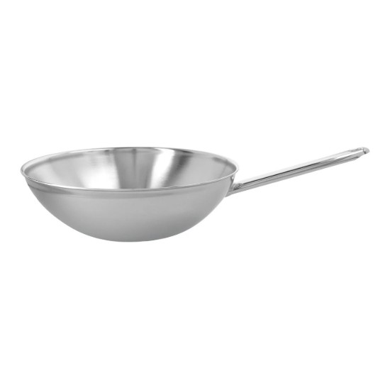 Wok serpenyő, rozsdamentes acél, 7 rétegű, 30cm/3L, "Apollo" - Demeyere