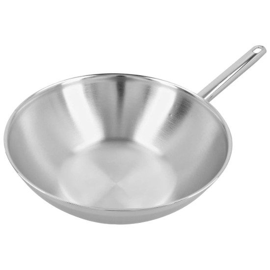 Wok serpenyő, rozsdamentes acél, 7 rétegű, 30cm/3L, "Apollo" - Demeyere