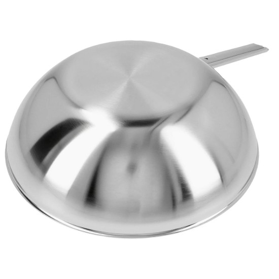 Wok serpenyő, rozsdamentes acél, 7 rétegű, 30cm/3L, "Apollo" - Demeyere