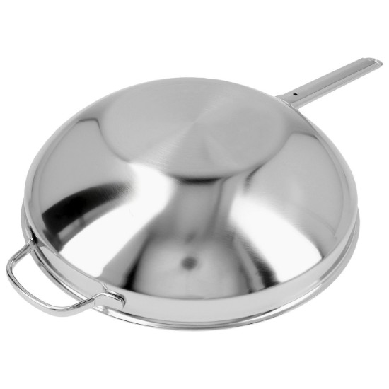 Wok serpenyő, rozsdamentes acél, 7 rétegű, 32 cm/3,5L, "Apollo" - Demeyere