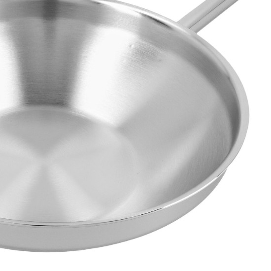 Wok serpenyő, rozsdamentes acél, 7 rétegű, 32 cm/3,5L, "Apollo" - Demeyere