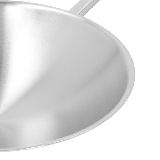 Wok serpenyő, rozsdamentes acél, 7 rétegű, 36cm/6L, "Apollo" - Demeyere