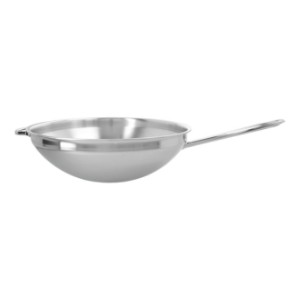 Demeyere wok serpenyő, rozsdamentes acél, 7-Ply, 36cm/6L