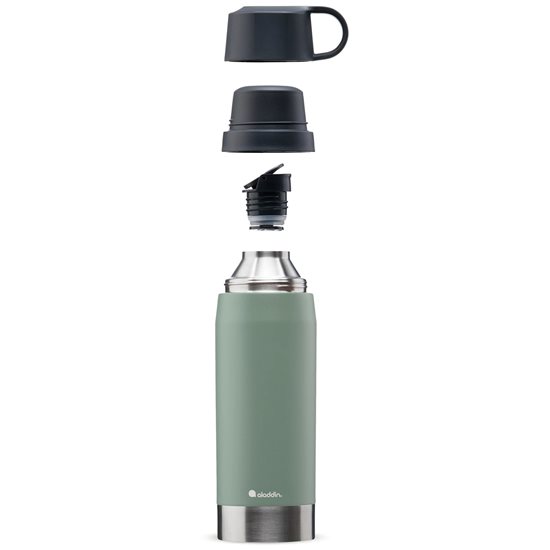 Rozsdamentes acél termoinezáló palack, 1,1 L, "CityPark Thermavac", Sage Green - Aladdin