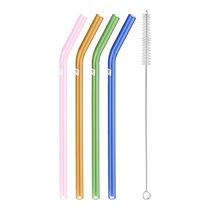 4 részes színes szalmakészlet, boroszilikát üveg, 23 cm, "Sorrento" - Zwilling