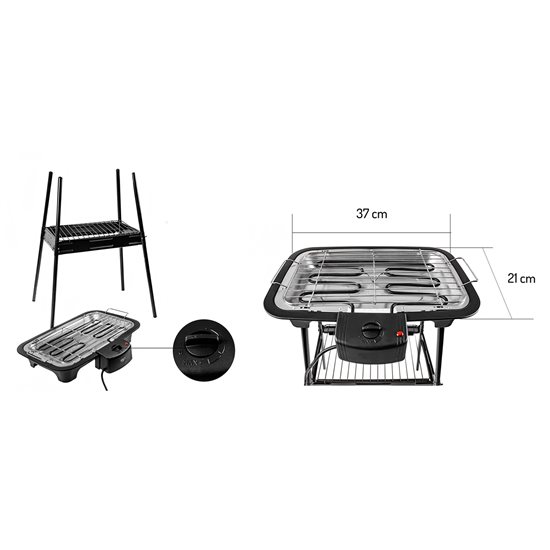 Elektromos grillező, 2400W - Camry