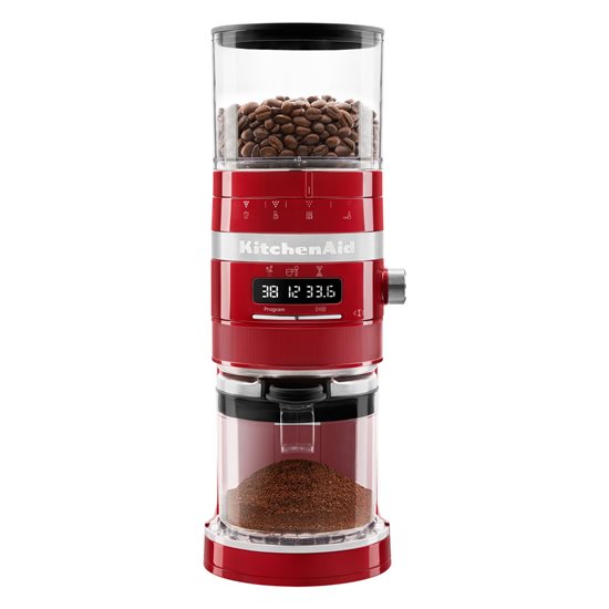 "Artisan" elektromos kávédaráló, "Empire Red" szín - KitchenAid márka