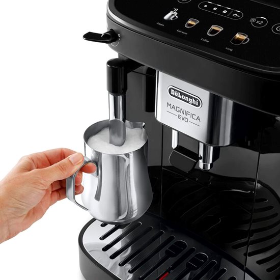 Automata kávéfőző, 1450 W, "Magnifica Evo", fekete - DeLonghi