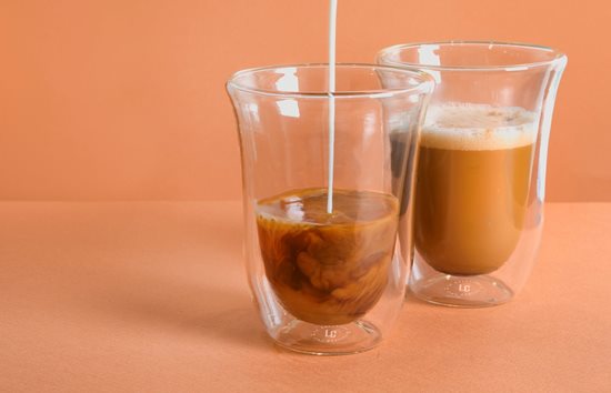 2 db Latte pohár, duplafalú, 300 ml - La Cafetiere