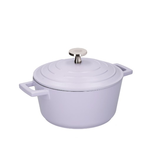 Fazék fedővel, 20cm/2,5L, alumínium, levendula, "MasterClass" - Kitchen Craft