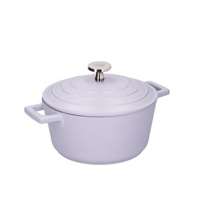 Fazék fedővel, 20cm/2,5L, alumínium, levendula, "MasterClass" - Kitchen Craft