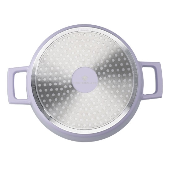 MasterClass - Fazék fedővel, 20cm/2,5L, alumínium, levendula