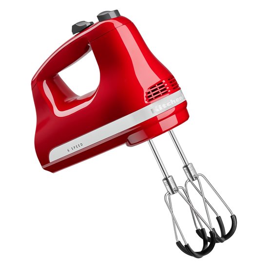 6 sebességes kézi mixer, 60W, Empire Red - KitchenAid