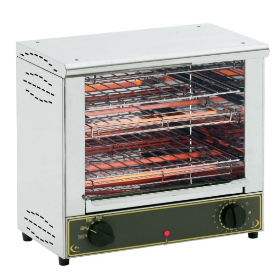 Infravörös kenyérpirító, BAR 1000, 2 grilltálca, 3000 W - Roller Grill