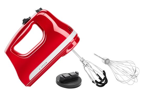 6 sebességes kézi mixer, 60W, Empire Red - KitchenAid